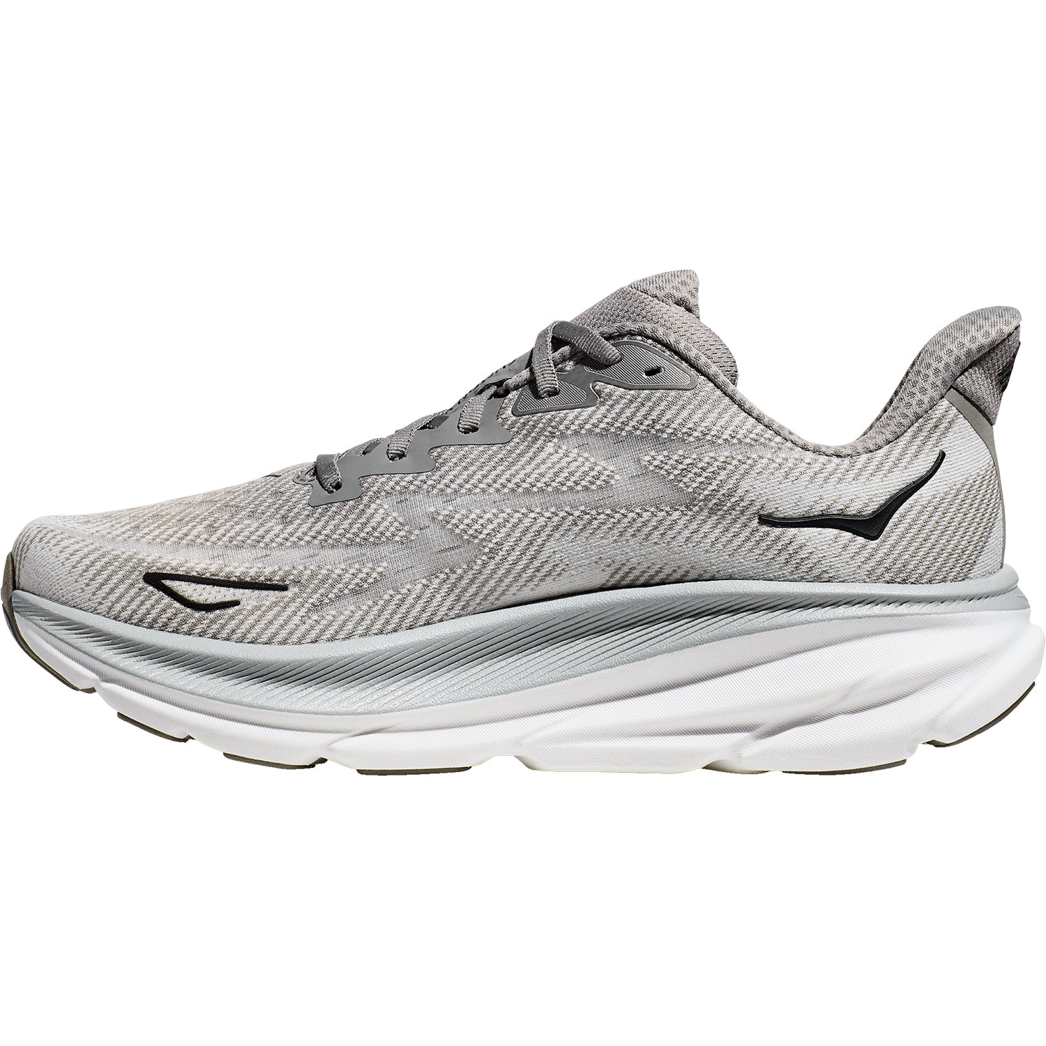 Men's Hoka Clifton 9 Harbor Mist/Black Mesh (Neutral Support