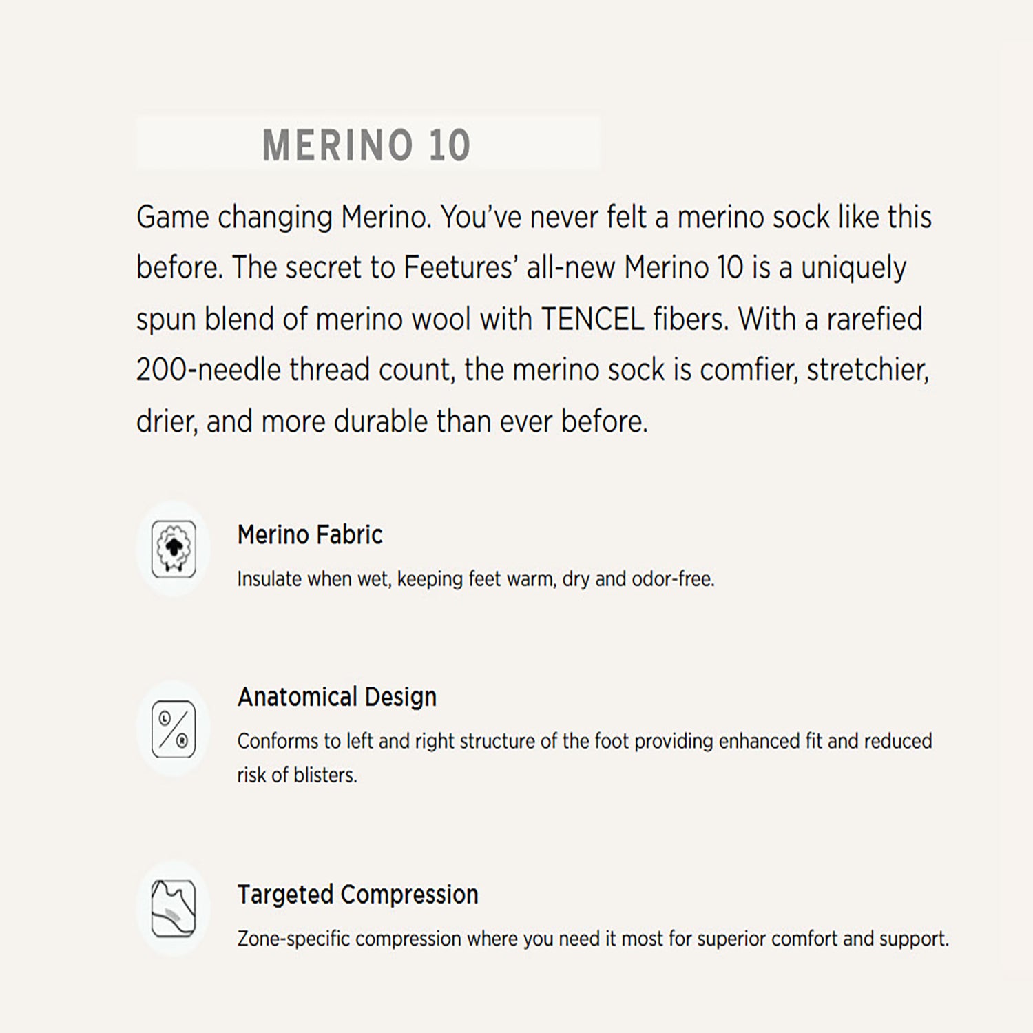 Unisex Feetures Women's Unisex Feetures Merino 10 Max Cushion No Show Tab Socks Midnight Moss Midnight Moss