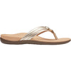 Womens Vionic Women's Vionic Tide Aloe Champagne Metallic Leather Champagne Metallic Leather