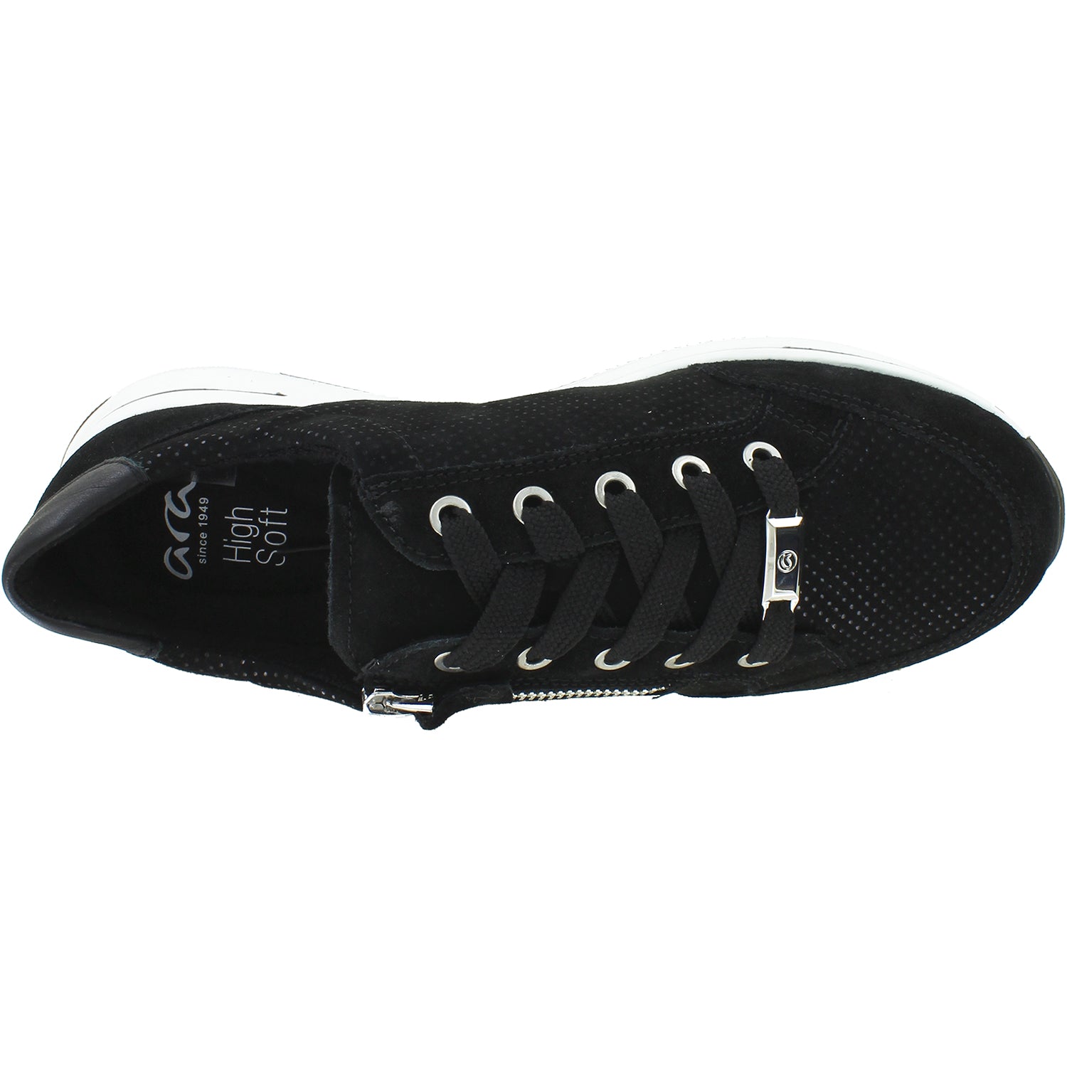Womens Ara shoes Ara Oleanna Women's Sneakers Black Suede/Puntkid Black Suede/Puntkid