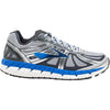 Mens Brooks Brooks Beast 16 (Stability Support) Men's Running Shoes Silver/Electric Blue Mesh Silver/Electric Blue Mesh