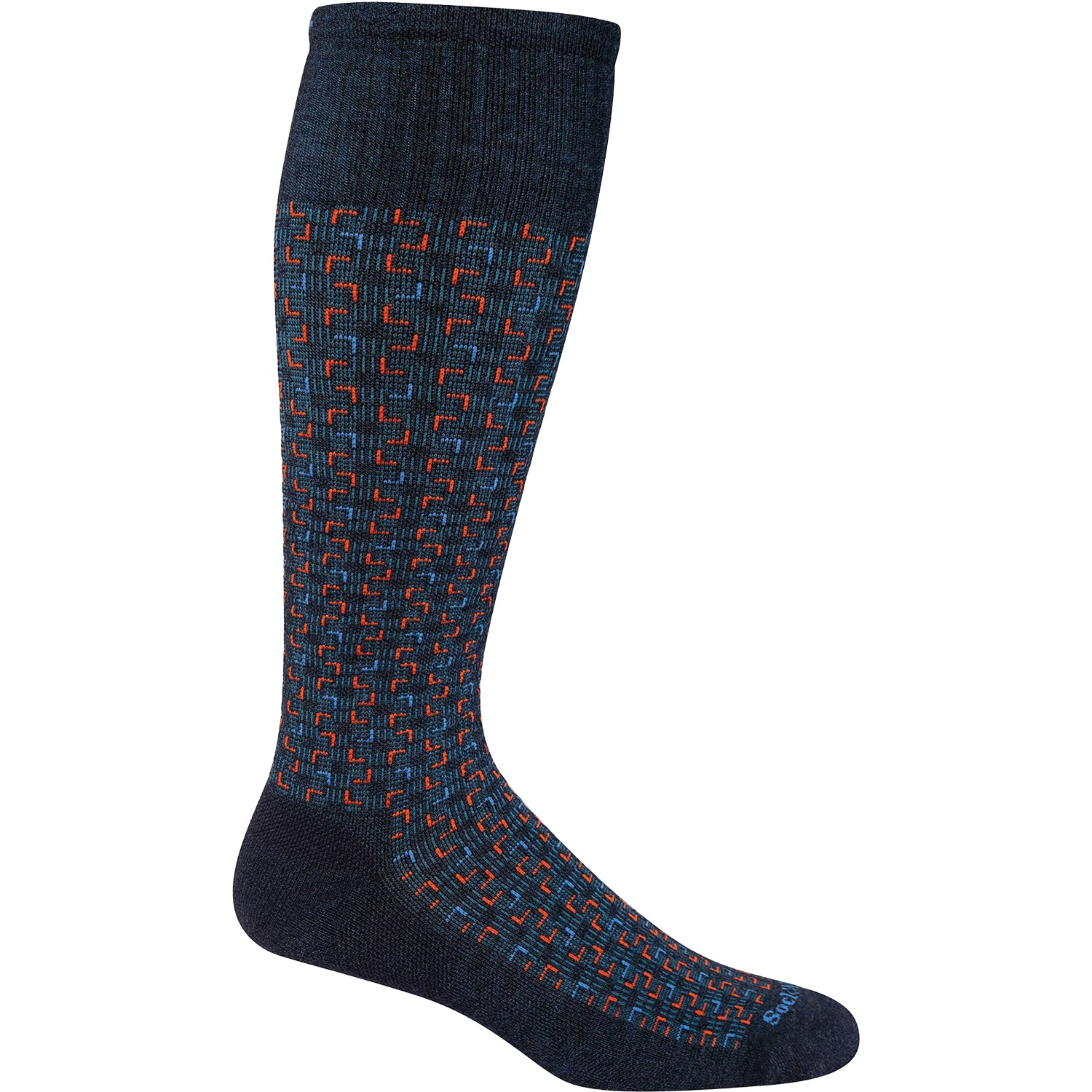 Mens Sockwell Sockwell 15-20 mmHg Entwined Men's Socks Compression Moderate Navy Navy