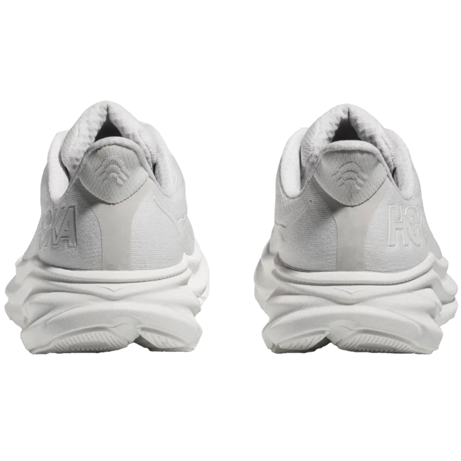 Womens Hoka one one Women's Hoka Clifton 9 White/White Mesh (Neutral Support) White/White Mesh