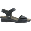 Womens Mephisto Mephisto Pattie Women's Backstrap Sandals Black Leather Black Leather
