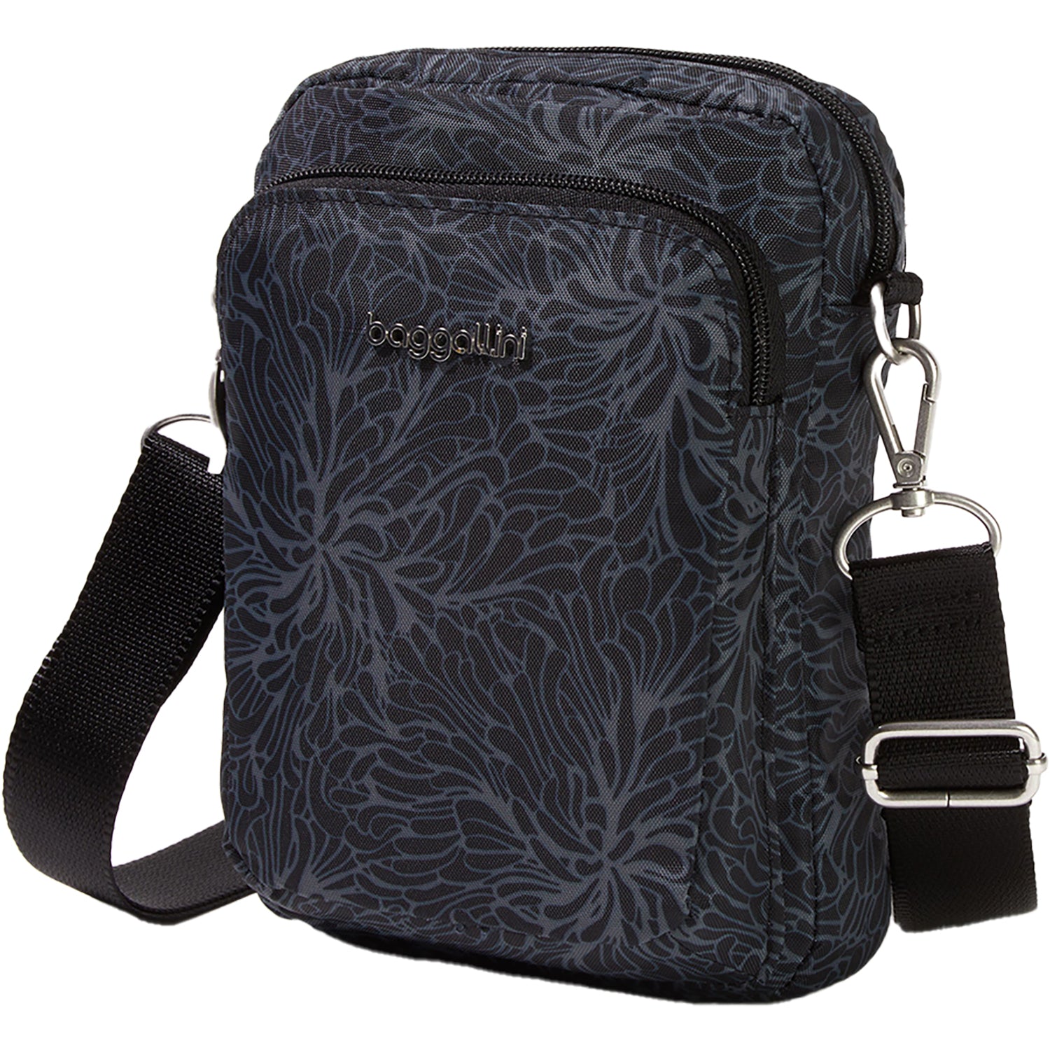 Womens Baggallini Baggallini Modern Everywhere Explorer Crossbody Midnight Blossom Midnight Blossom