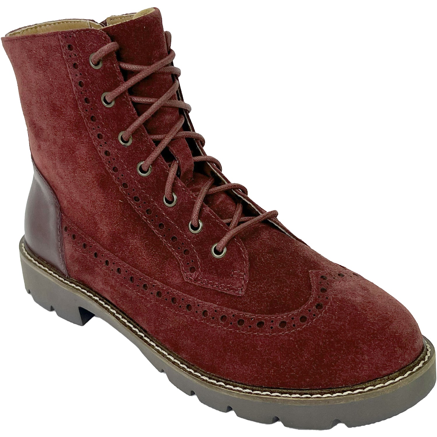 Womens Aetrex Women's Aetrex Margot Dark Red Suede Dark Red Suede