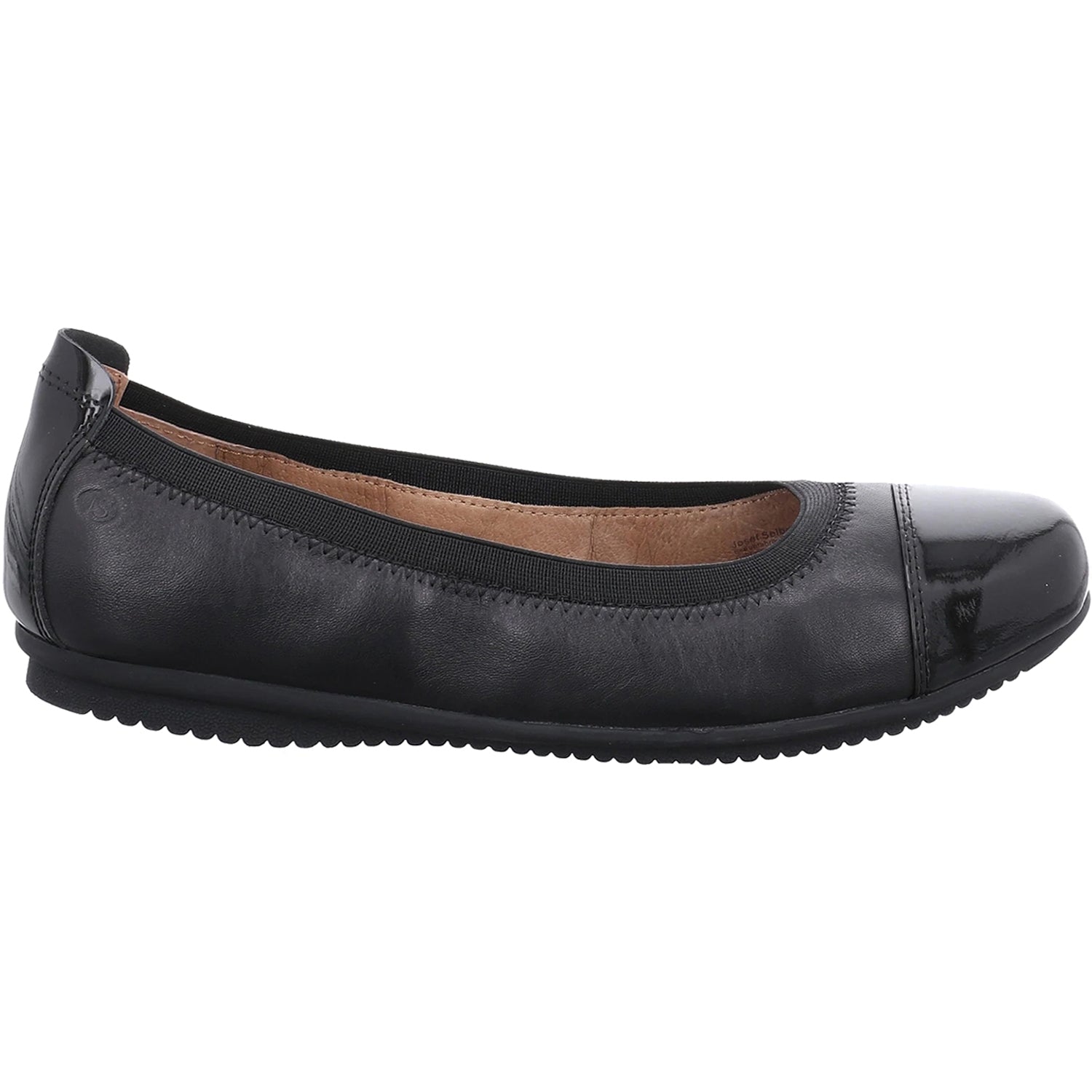 Womens Josef seibel Josef Seibel Pippa 04 Women's Slip On Flats Black Leather Black Leather