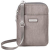 Womens Baggallini Baggallini Take Two RFID Bryant Crossbody Sterling Shimmer Nylon Sterling Shimmer Nylon