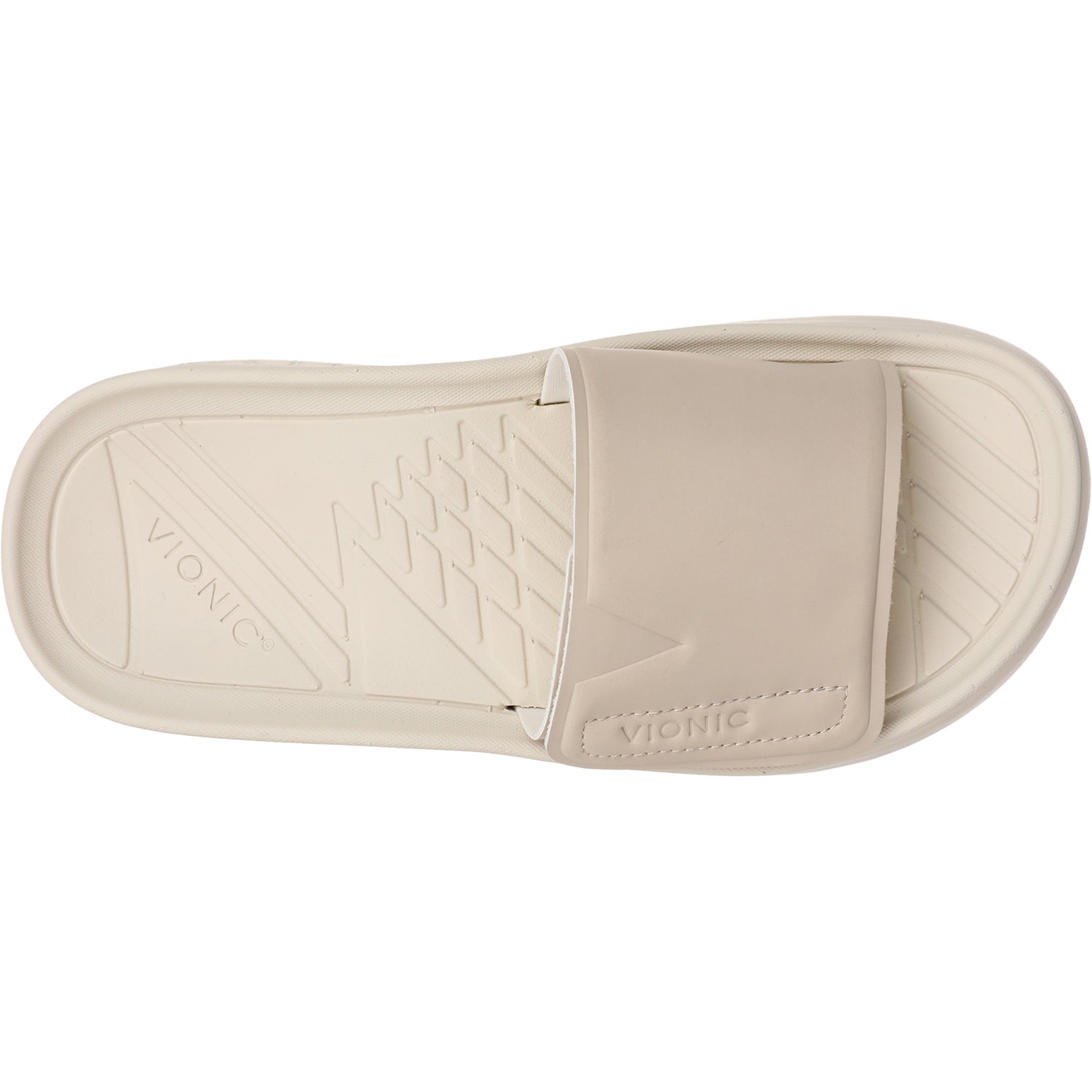 Unisex Vionic Vionic Rejuvenate Unisex Recovery Sandals Cream Synthetic Cream Synthetic