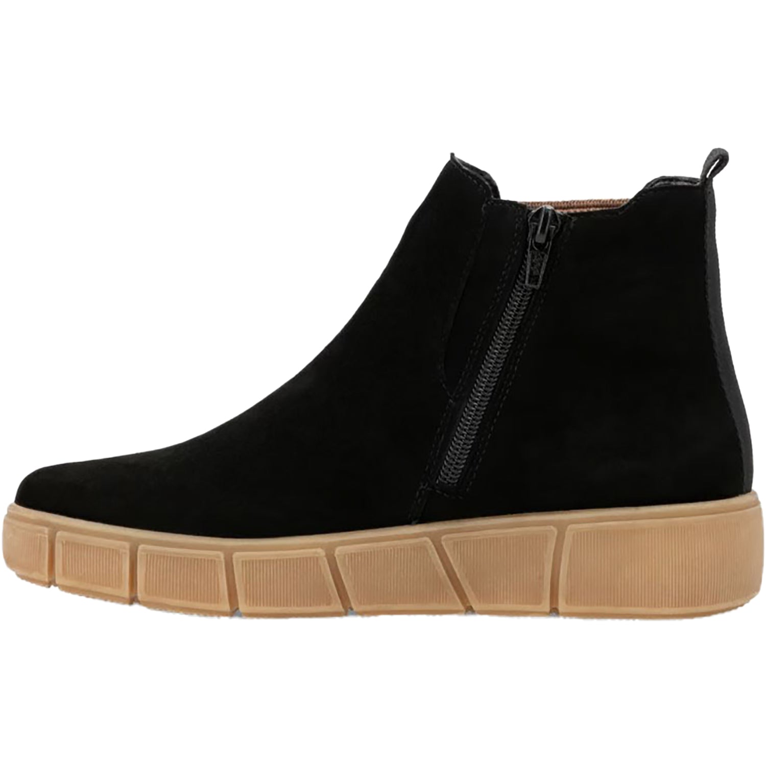 Womens Remonte Remonte D1T71-00 Women's Boots Schwarz/Schwarz/Braun Leather Schwarz/Schwarz/Braun Leather