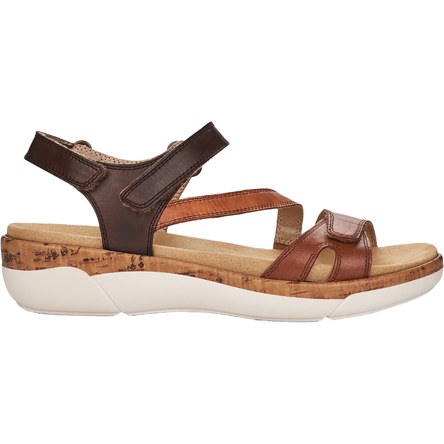 Womens Remonte Remonte R6850-25 Jocelyn 50 Women's Backstrap Sandals Muskat/Noccia/Mokka Leather Muskat/Noccia/Mokka Leather