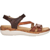 Womens Remonte Remonte R6850-25 Jocelyn 50 Women's Backstrap Sandals Muskat/Noccia/Mokka Leather Muskat/Noccia/Mokka Leather