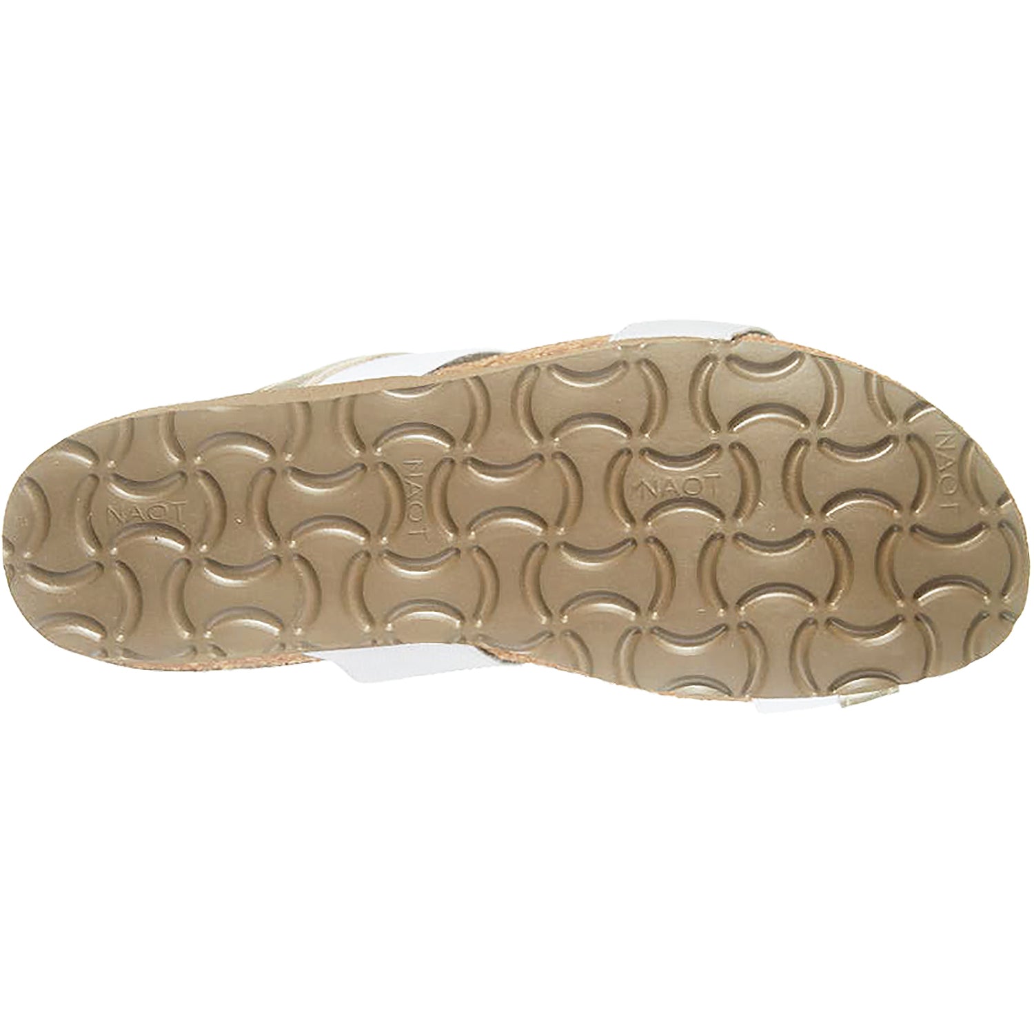 Womens Naot Naot Frankie Women's Slide Sandals Radiant Gold/Ice Grey Leather/Elastic Radiant Gold/Ice Grey Leather/Elastic