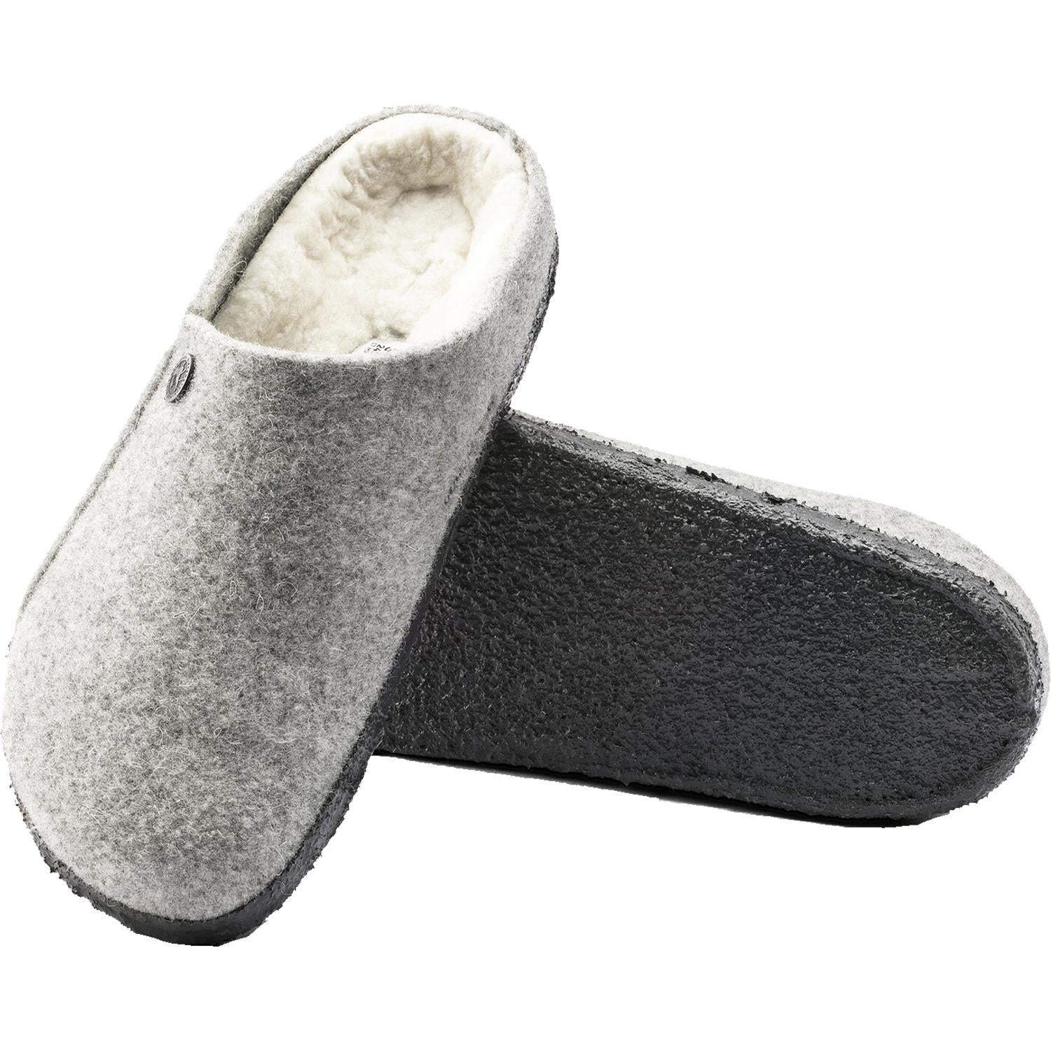 Unisex Birkenstock Birkenstock Zermatt Shearling Women's Slippers Light Grey Wool Light Grey Wool