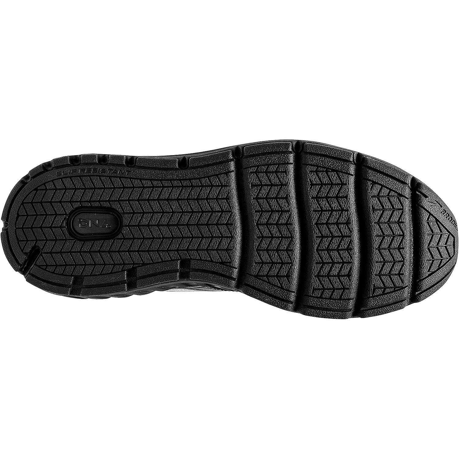 Mens Brooks Brooks Addiction Walker V-Strap Men's Walking Shoes Black Leather Black Leather