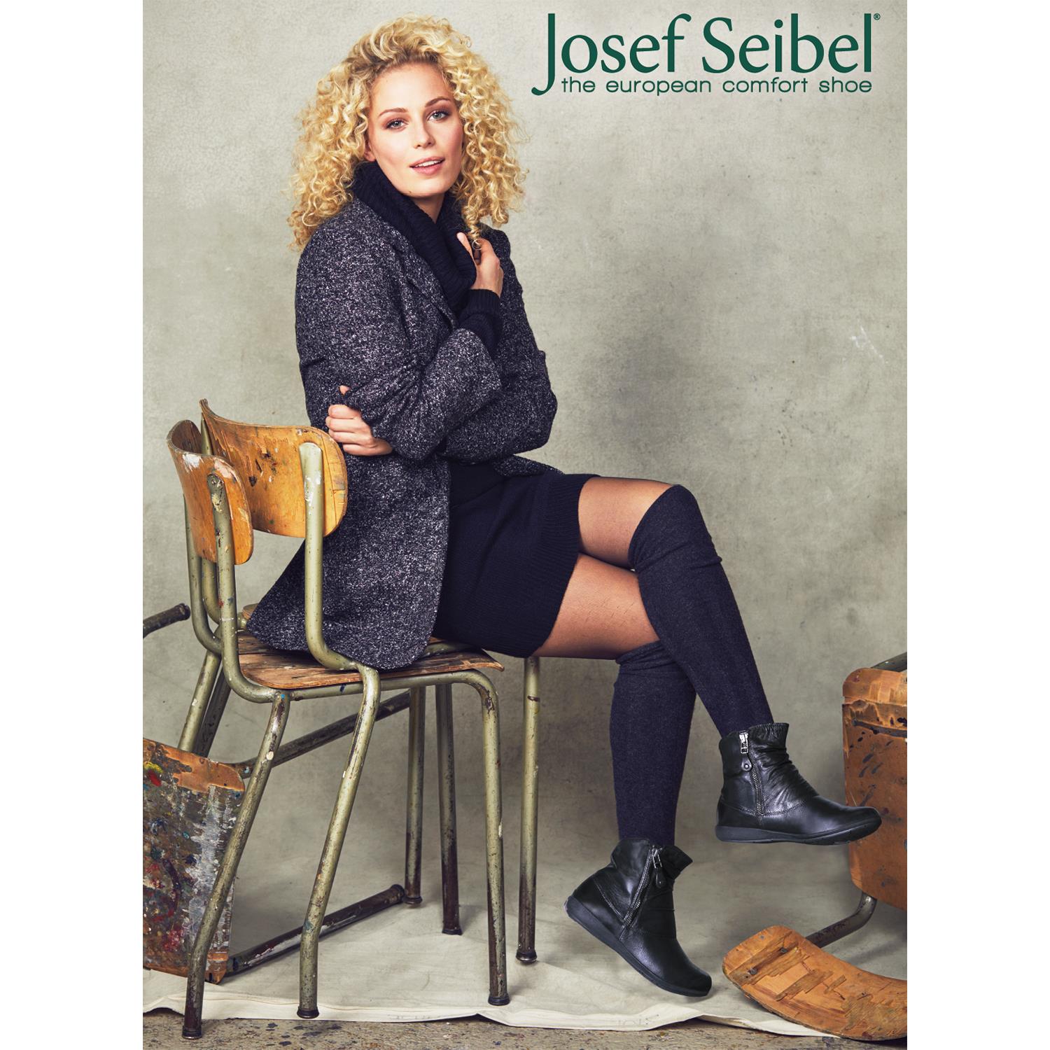 Womens Josef seibel Josef Seibel Faye 05 Women's Black Leather Black Leather