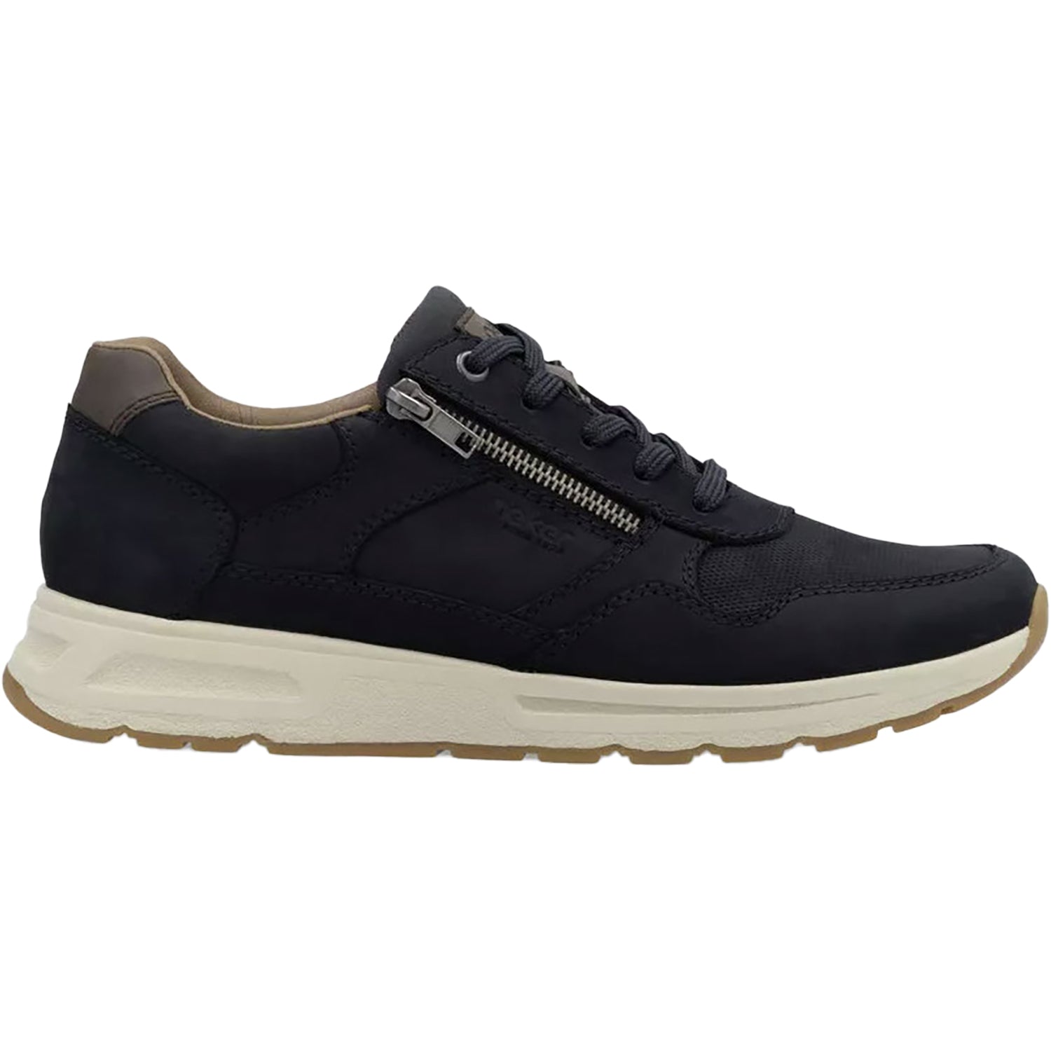 Mens Rieker Rieker B0701-15 Men's Sneakers Pazifik/Navy/Lake Leather Pazifik/Navy/Lake Leather