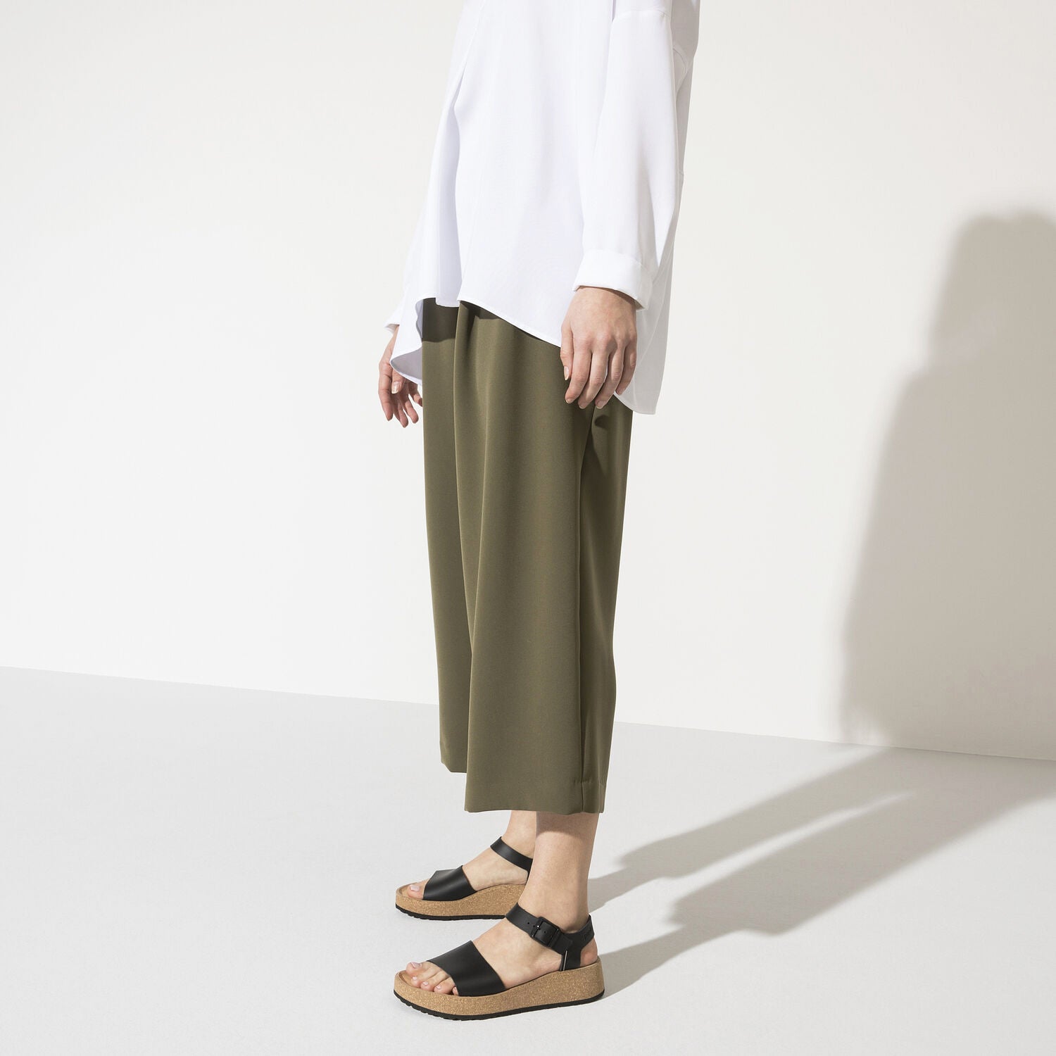 Womens Birkenstock Women's Birkenstock Papillio Glenda Black Leather Black Leather