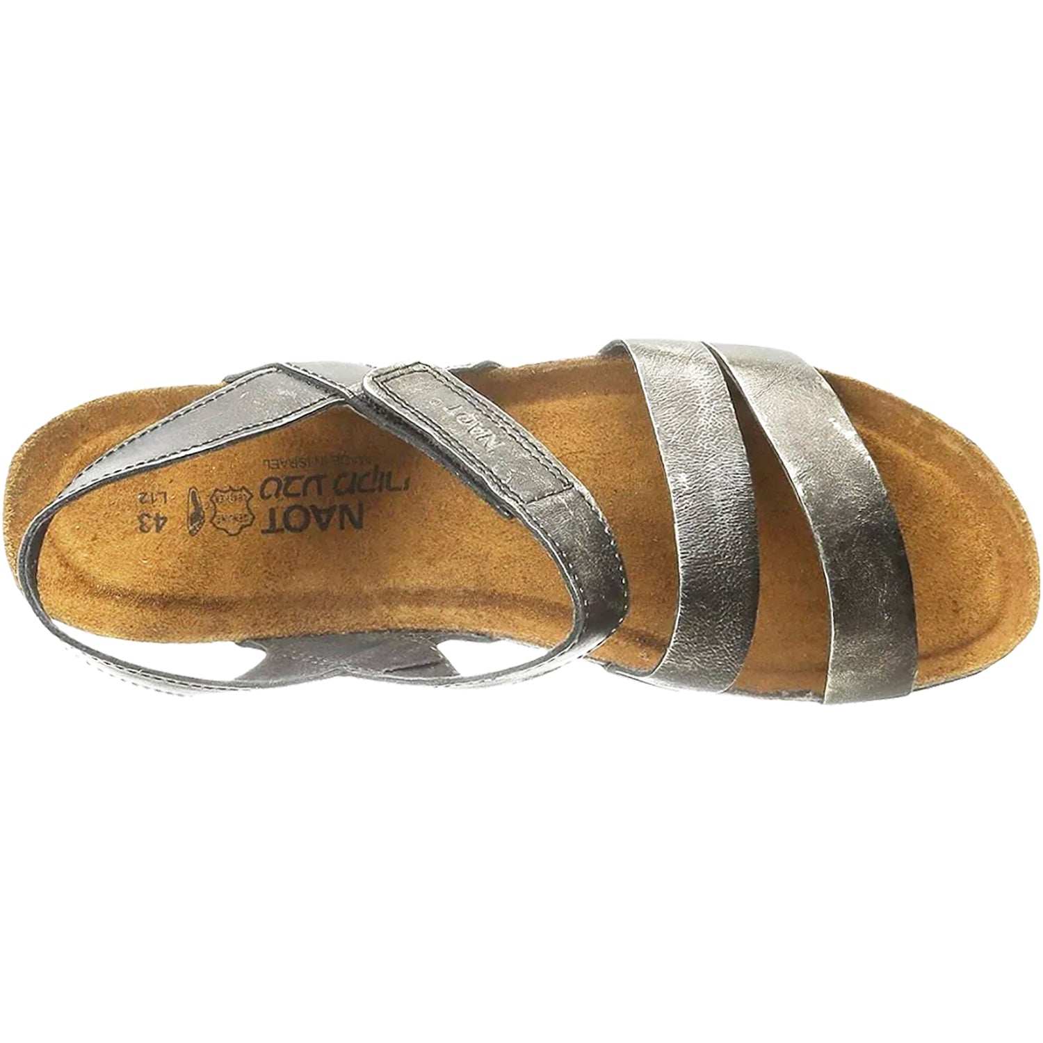 Womens Naot Naot Kayla Women's Ankle Strap Sandals Metal Leather Metal Leather