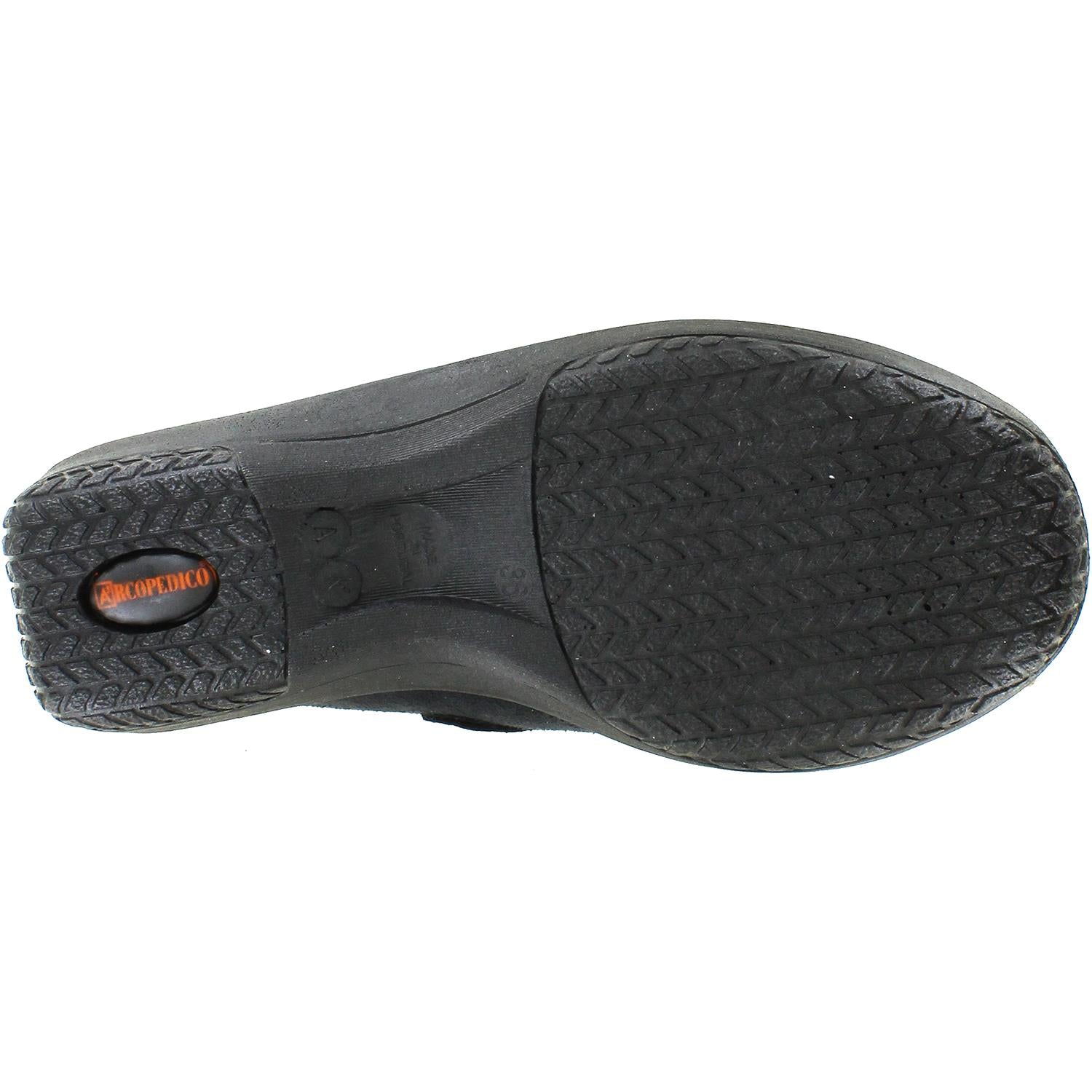 Womens Arcopedico Arcopedico L18 Women's Vegan Shoes Black Synthetic Suede Black Synthetic Suede