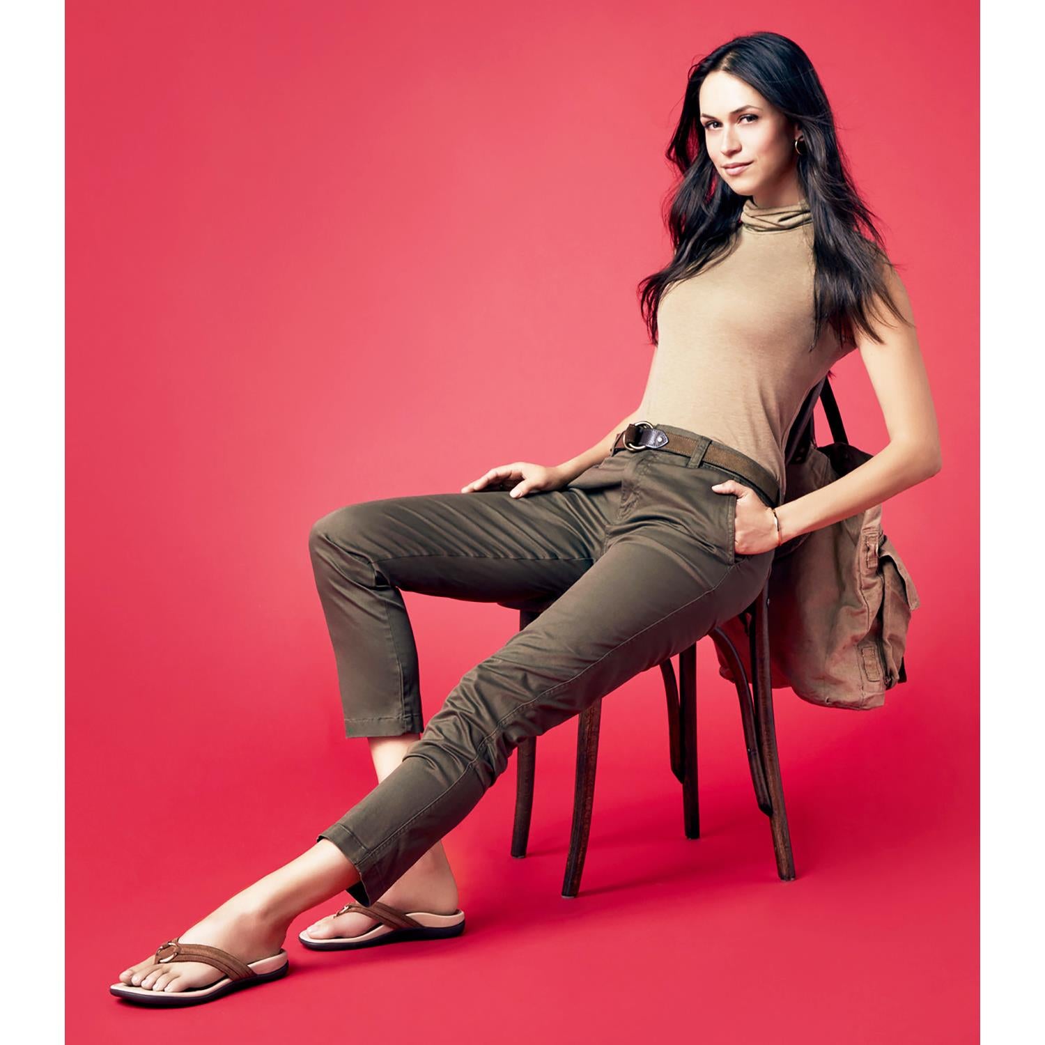 Womens Vionic Women's Vionic Tide Aloe Mocha Leather Mocha Leather