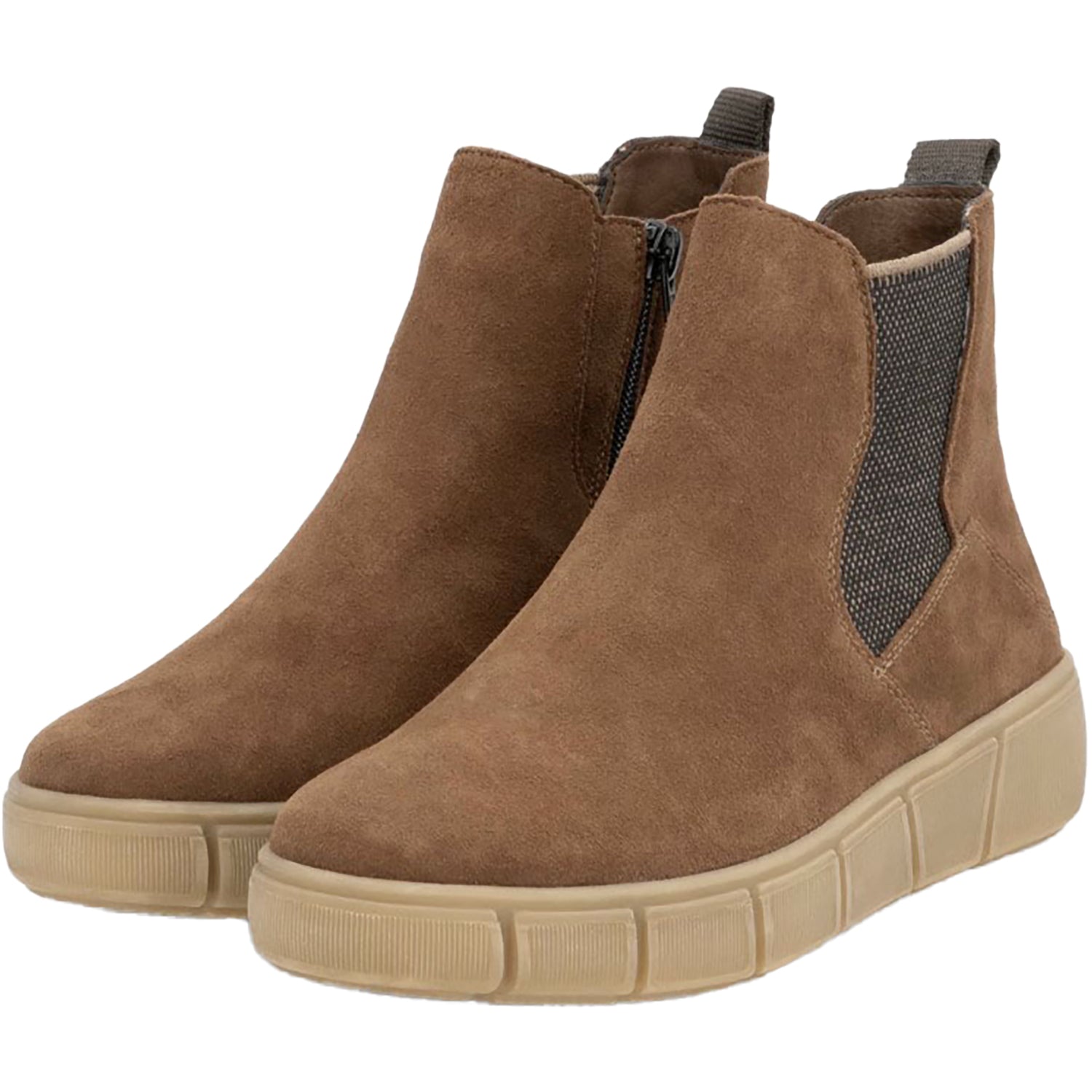 Womens Remonte Remonte D1T71-24 Women's Boots Wood/Schwarz/Braun Leather Wood/Schwarz/Braun Leather