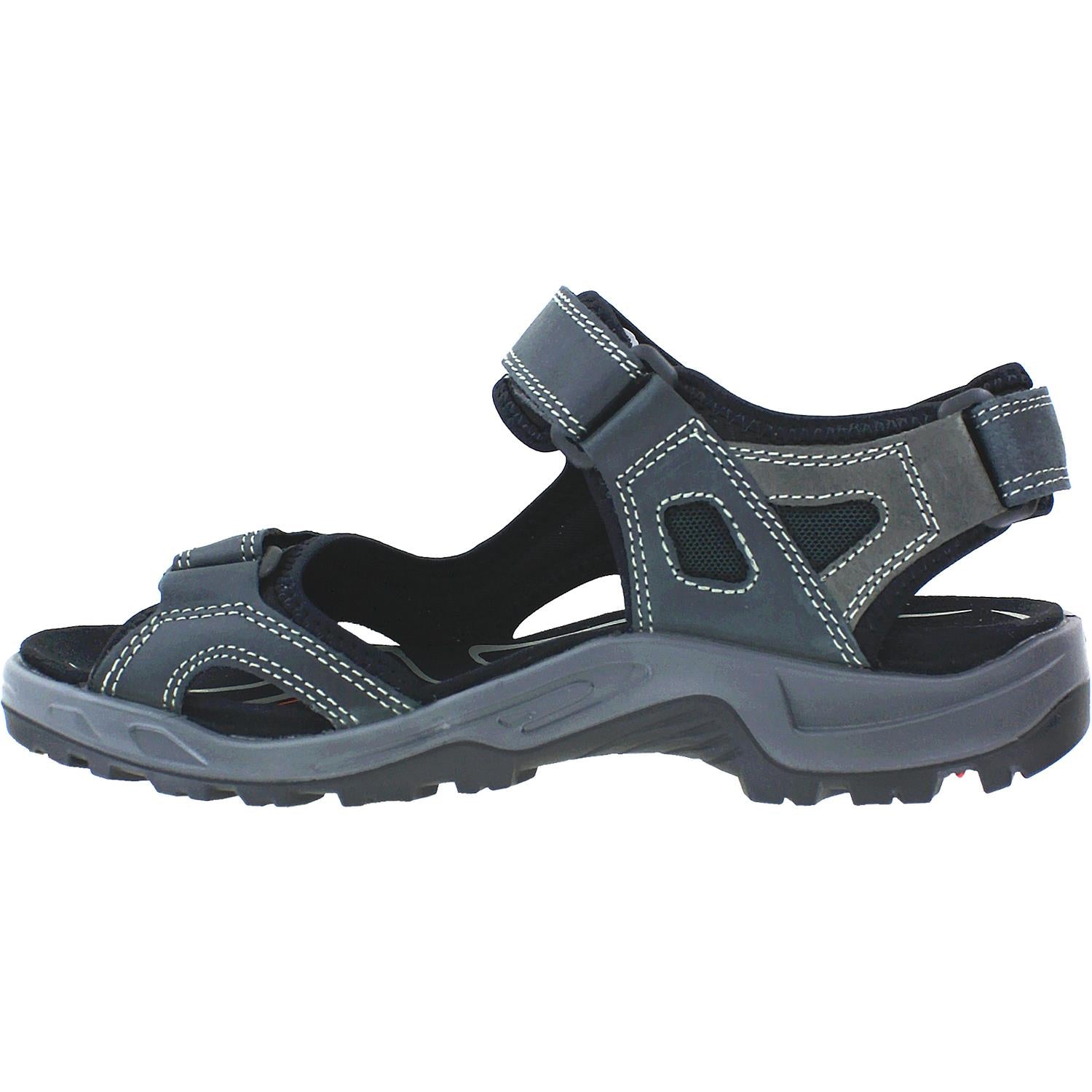 Mens Ecco Ecco Offroad Yucatan Men's Outdoor Sandals Marine Nubuck Marine Nubuck