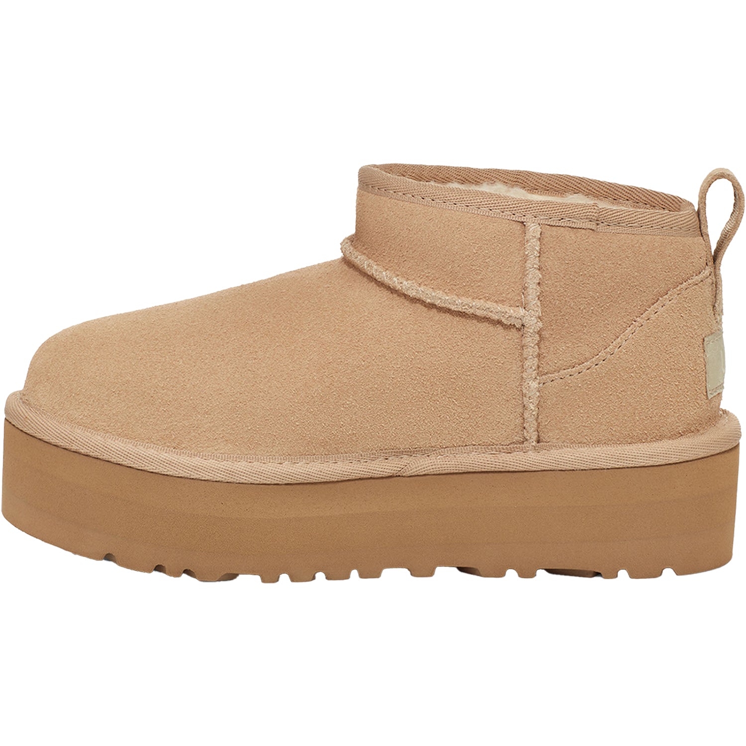 Kids Ugg UGG Classic Ultra Mini Platform Kids' Boots Sand Sheepskin Sand Sheepskin