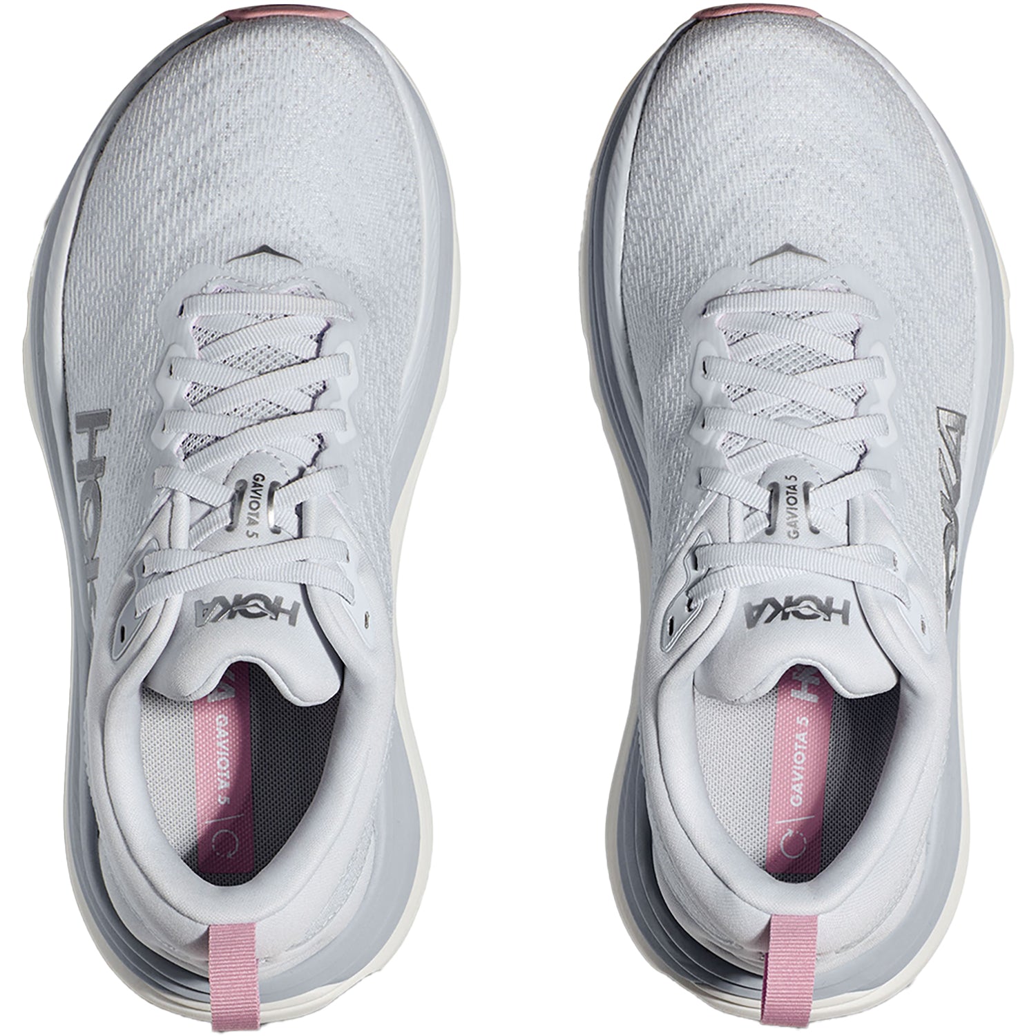 Womens Hoka one one Women's Hoka Gaviota 5 Sea Ice/Pink Twilight Mesh (Stability Support) Sea Ice/Pink Twilight Mesh