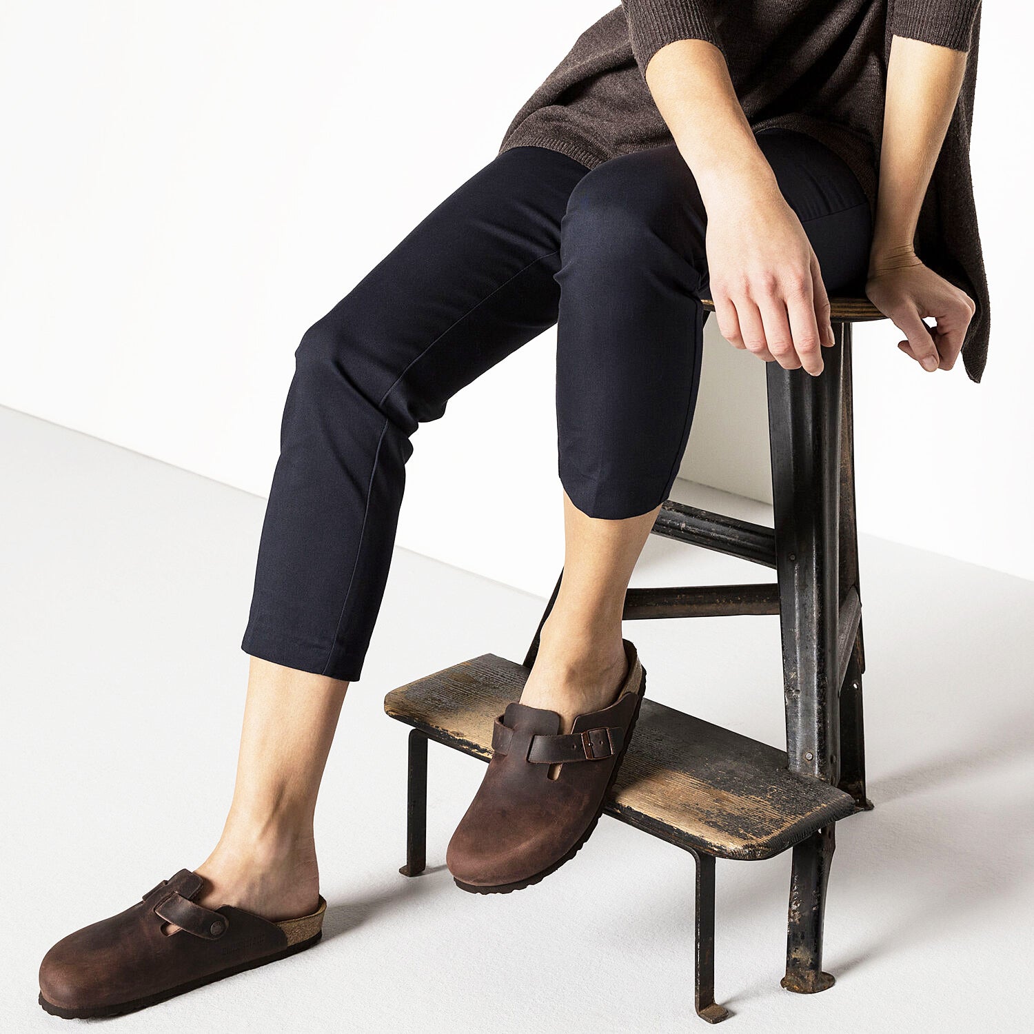 Unisex Birkenstock Unisex Birkenstock Boston Soft Footbed Habana Oiled Leather Habana Oiled Leather