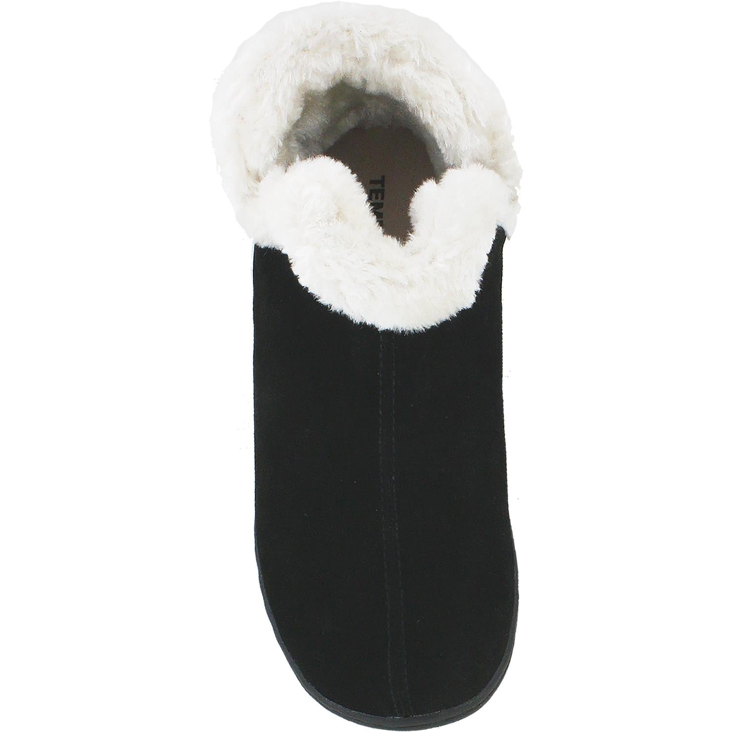 Womens Tempur-pedic Tempur-Pedic Vallery Women's Tempur-Pedic Slippers Black Suede Black Suede