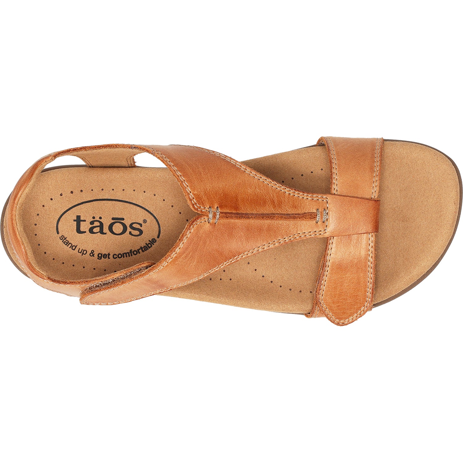 Womens Taos Women's Taos The Show Caramel Leather Caramel Leather