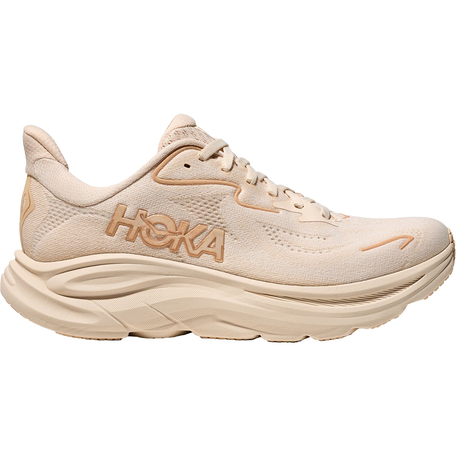 Womens Hoka one one Women's Hoka Clifton 10 Vanilla/Birch (Neutral Support) Vanilla/Birch