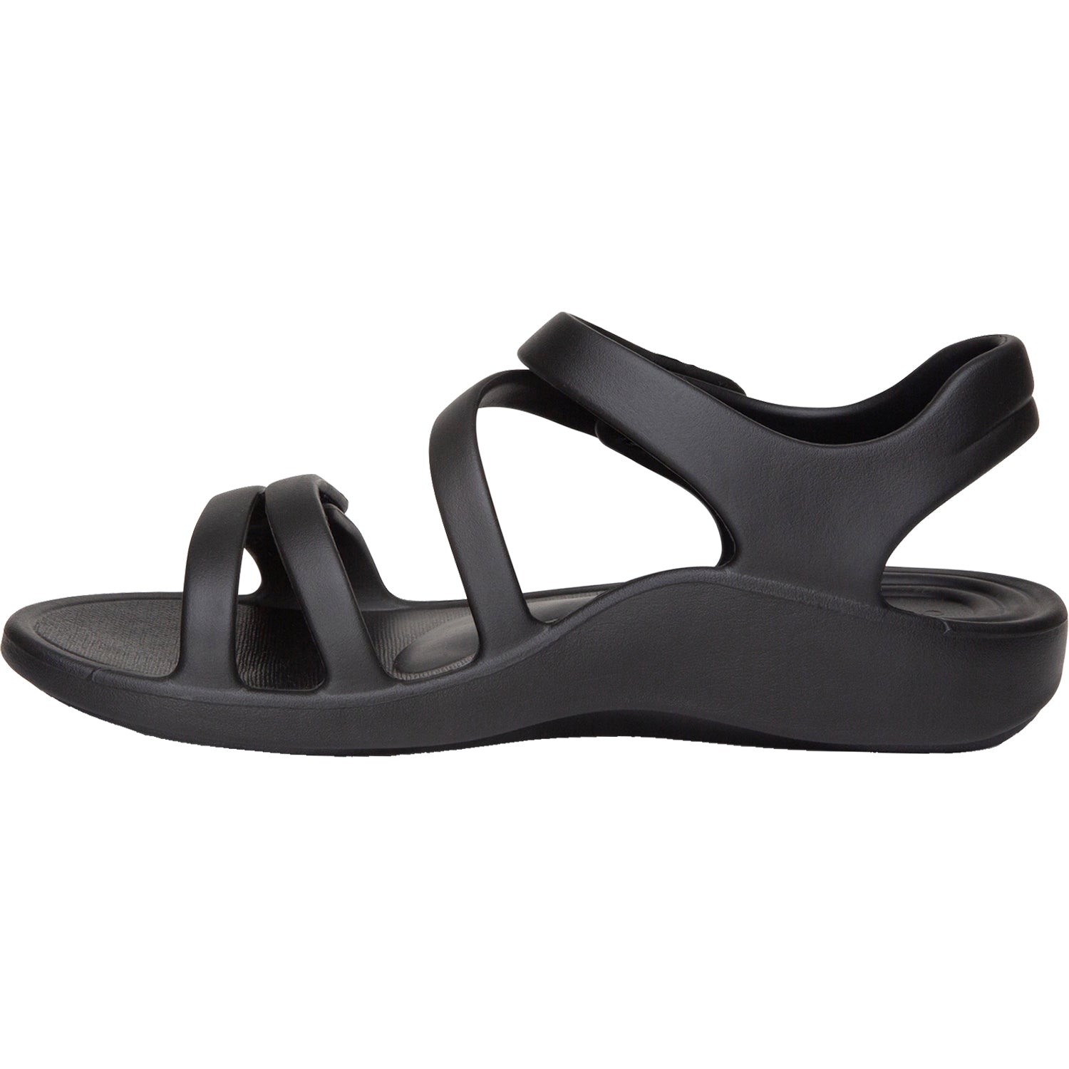 Womens Aetrex Aetrex Jillian Sport Women's Backstrap Sandals Black EVA Black EVA