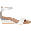 Womens Naot Naot Pixie Women's Ankle Strap Sandals White/Slate/Silver Leather White/Slate/Silver Leather