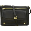 Womens Ili new york ili New York Multi Color Slim Crossbody Black Leather Black Leather