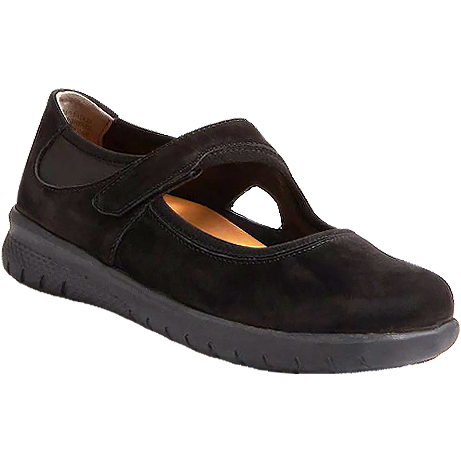 Womens Ziera Ziera Silvani Women's Mary Janes Black Nubuck Black Nubuck