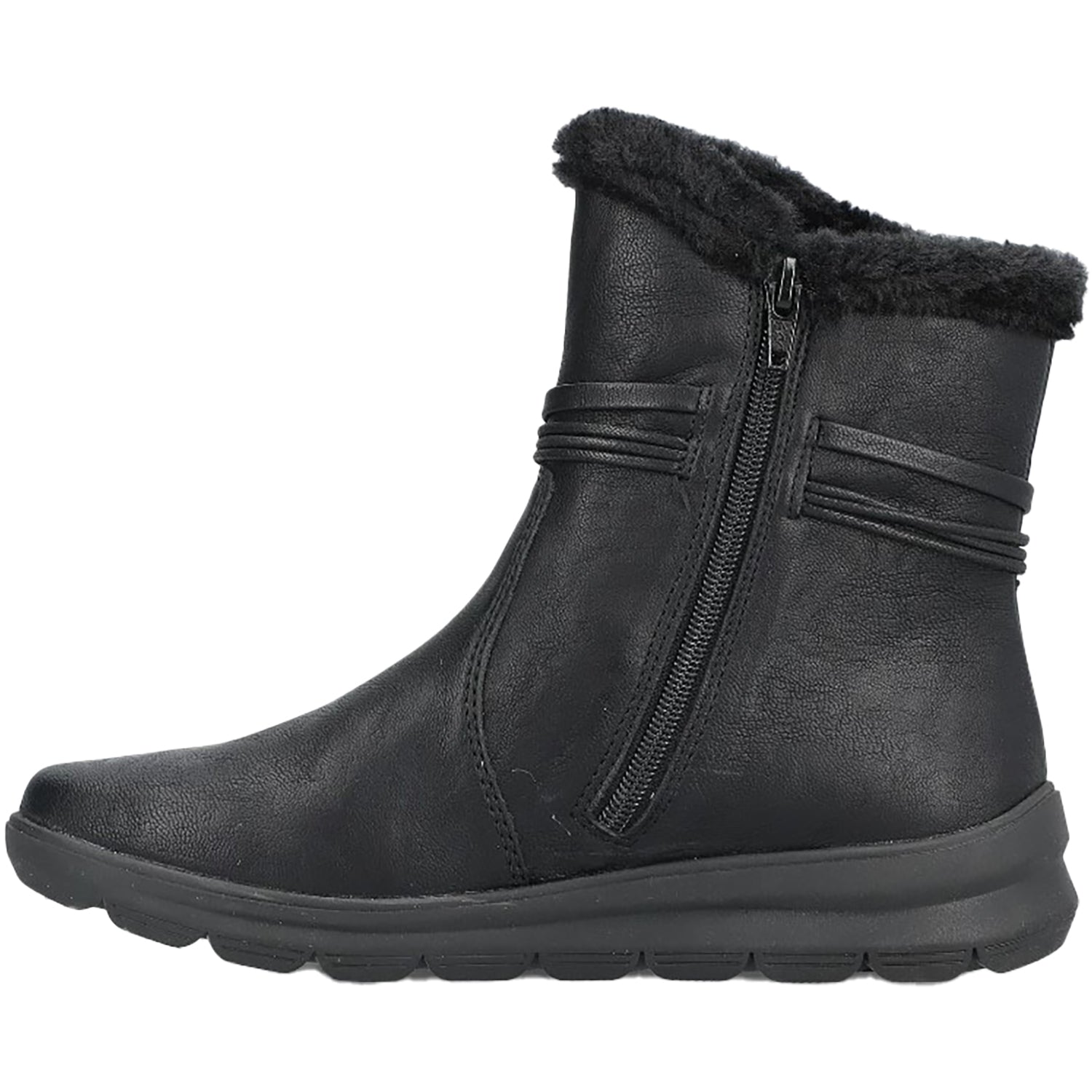Womens Rieker Rieker Z0070-00 Women's Boots Schwarz/Nero Synthetic Schwarz/Nero Synthetic