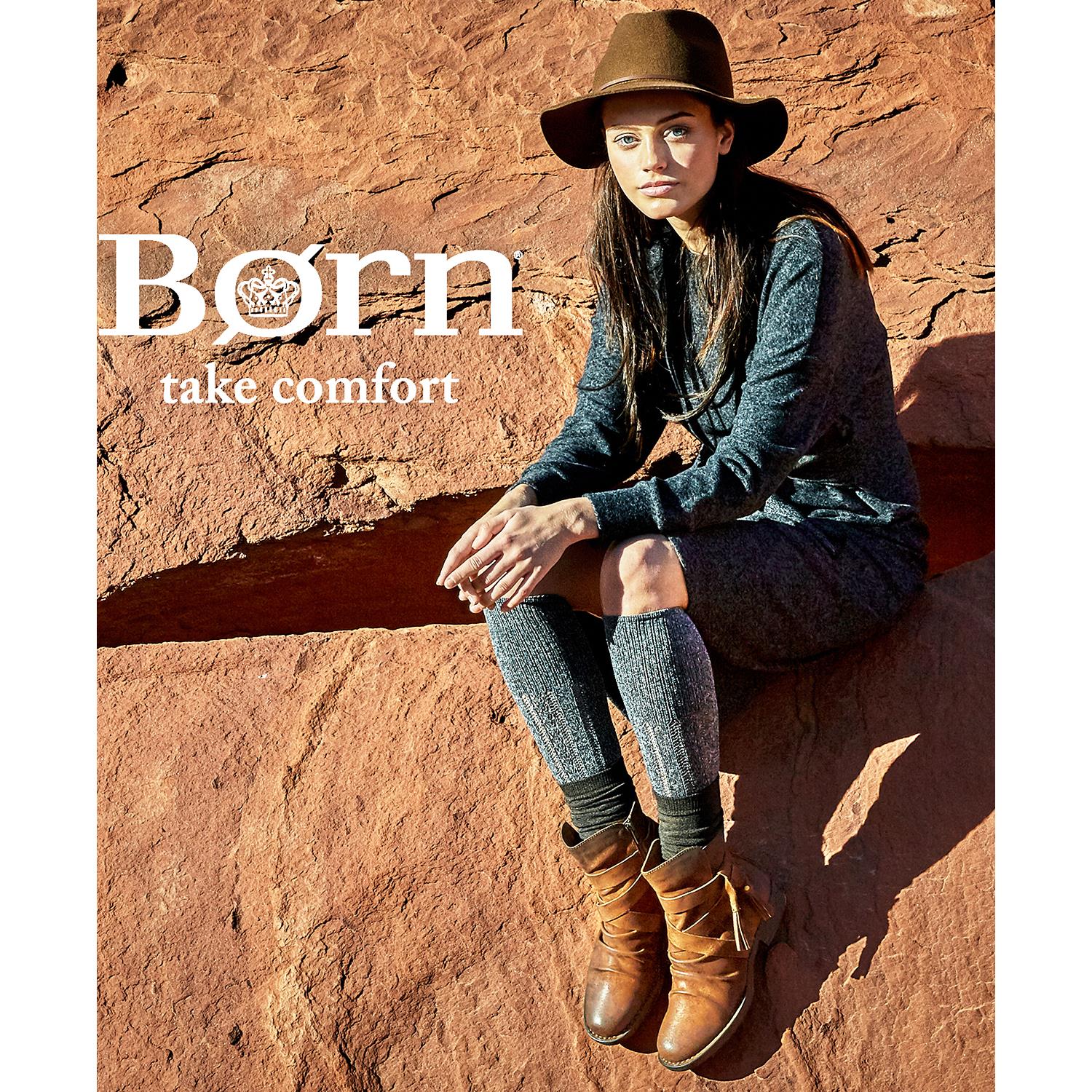 Womens Born Women's Born Eton Taupe Distressed Suede Taupe Distressed Suede