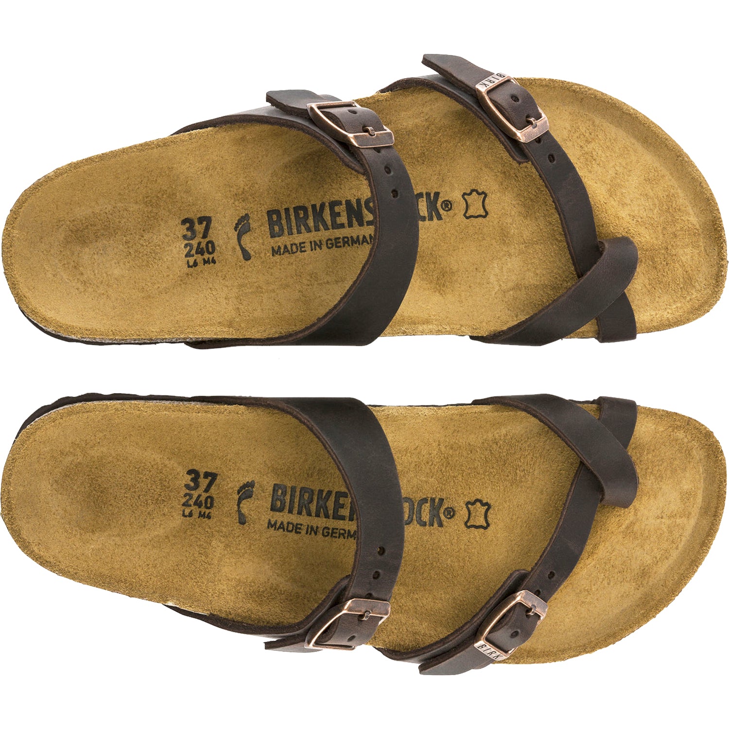 Womens Birkenstock Women's Birkenstock Mayari Habana Oiled Leather Habana Oiled Leather