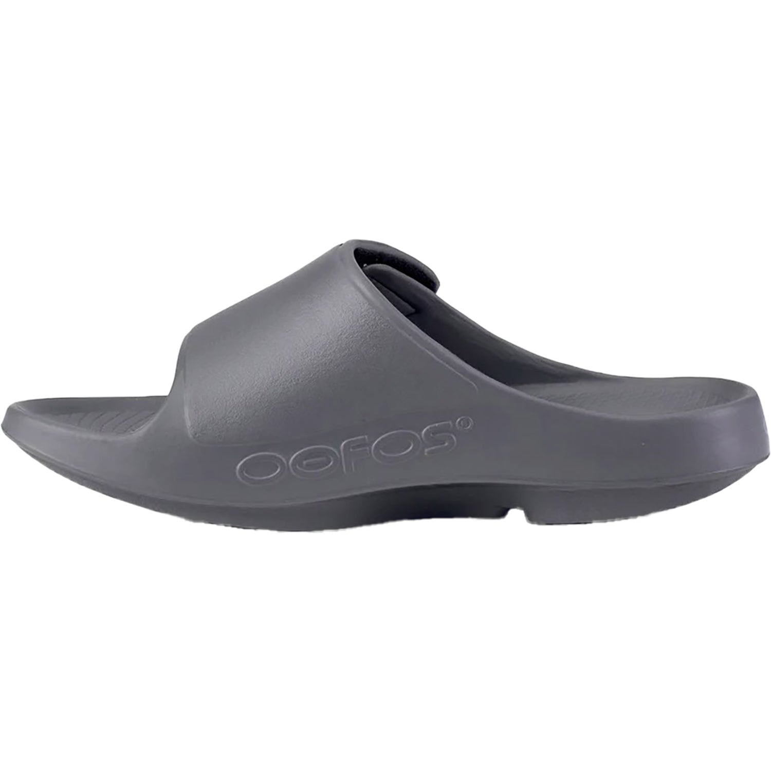 靴 OOFOS OOahh - Slate Men's OOahh Sport Flex Sandal - Slate – OOFOS