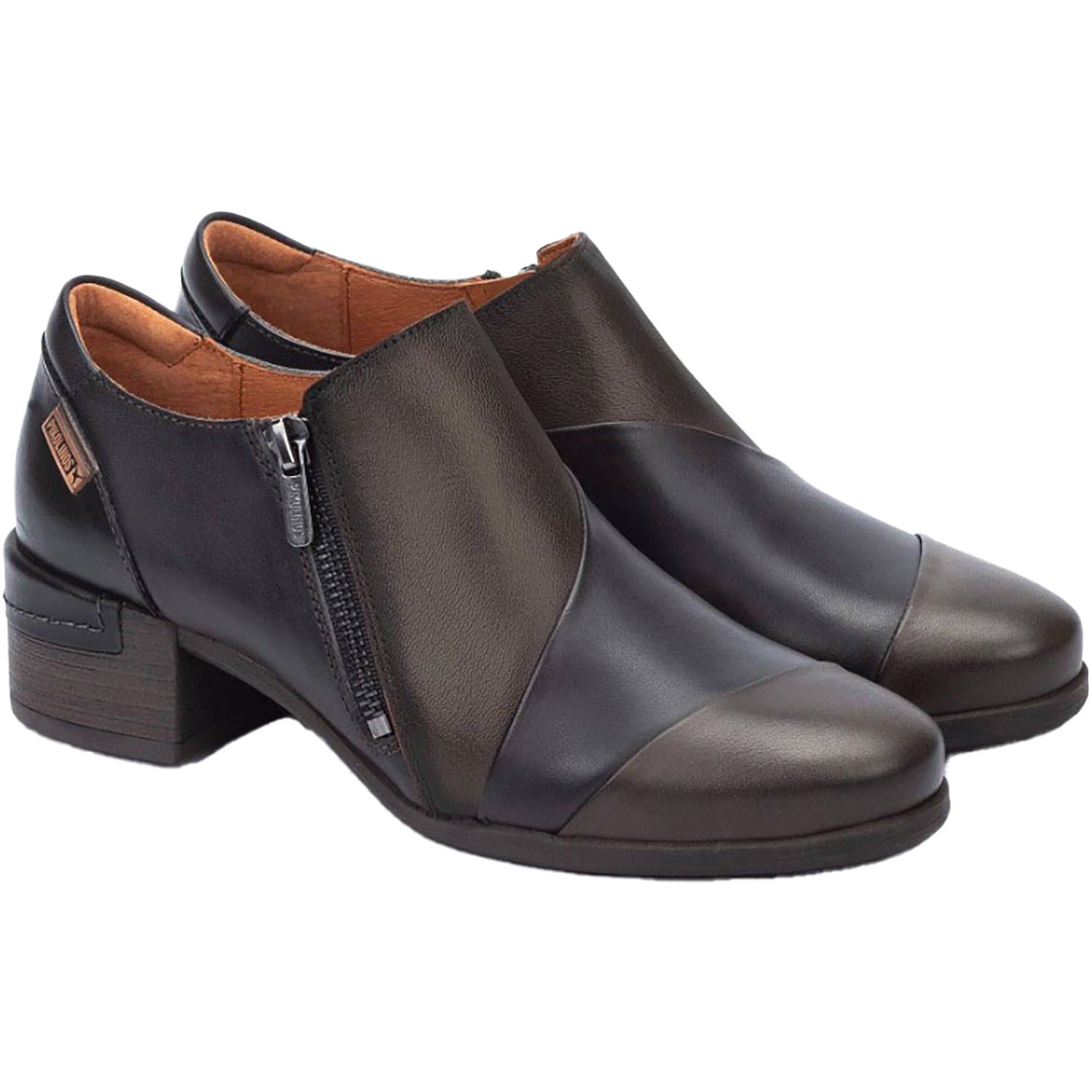 Womens Pikolinos Pikolinos Málaga W6W-5673C3 Women's Slip On Shoes Lead Leather Lead Leather