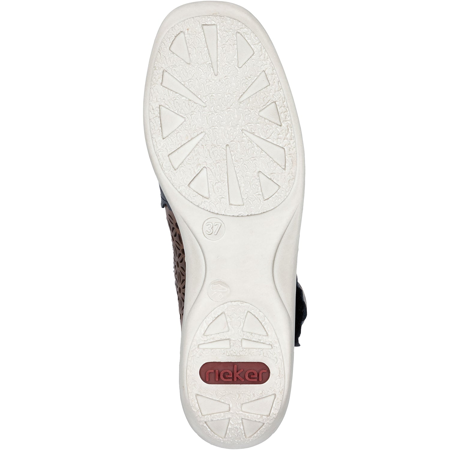 Womens Rieker Rieker 413G4-14 Women's Mary Janes Traditional Pazifik/Mogano Leather Pazifik/Mogano Leather