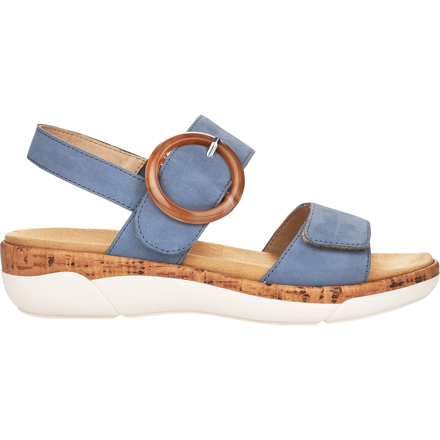 Womens Remonte Remonte R6853-14 Jocelyn 53 Women's Sandals Jeans Nubuck Jeans Nubuck