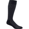 Mens Sockwell Sockwell Featherweight Knee High Socks 20-30 mmHg Men's Compression Socks Black Multi Black Multi