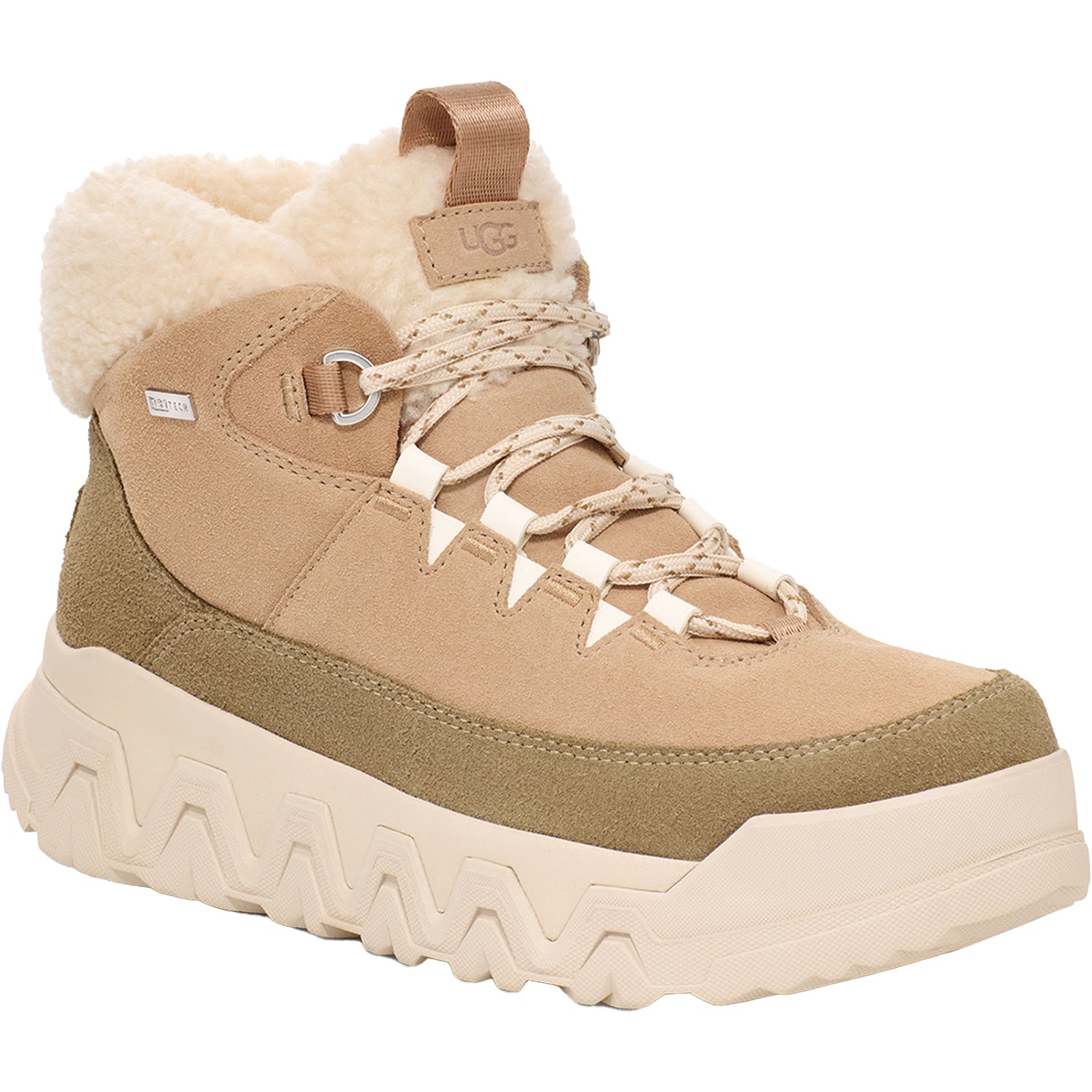 Womens Ugg Women's UGG TerreTrail Cozy Lace Sand Suede Sand Suede