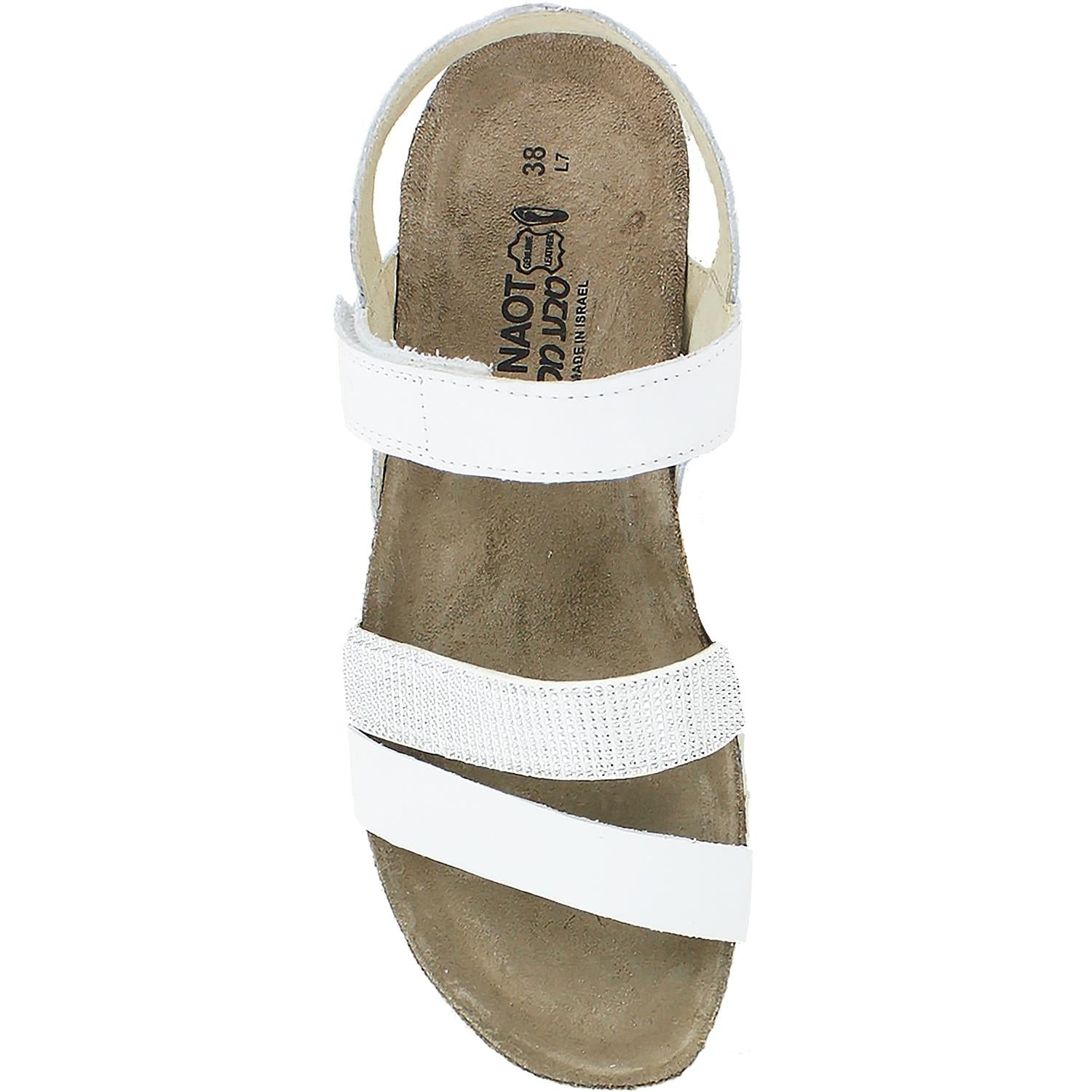 Womens Naot Naot Krista Women's Sandals White Leather White Leather