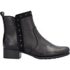 Womens Rieker Rieker 78657-00 Women's Boots Black/Black/Black Leather Black/Black/Black Leather