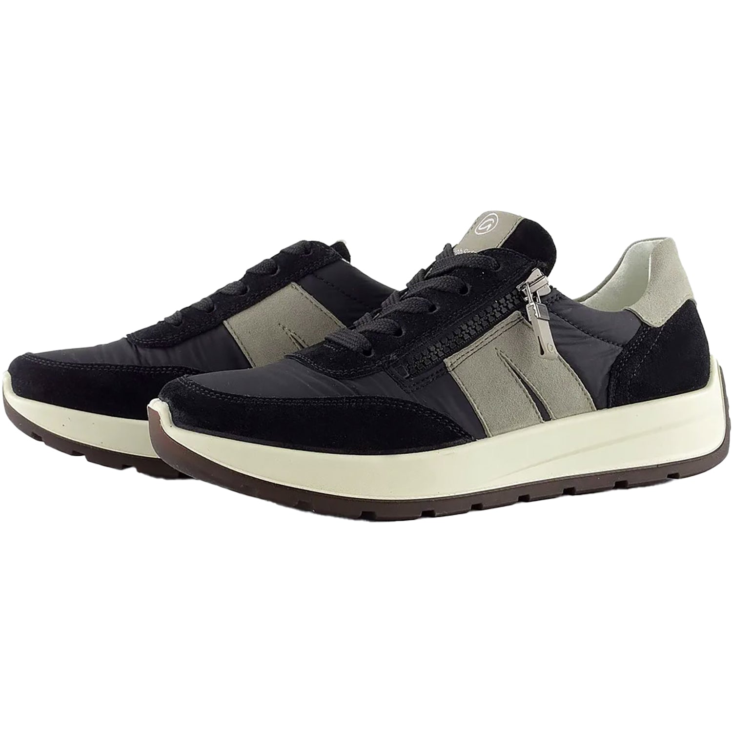 Womens Ara shoes Ara Nerine Women's Shoes Black/Moon Suede Black/Moon Suede