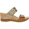 Womens Dansko Dansko Shannon Women's Wedge Sandals Gold/Tan Leather Gold/Tan Leather